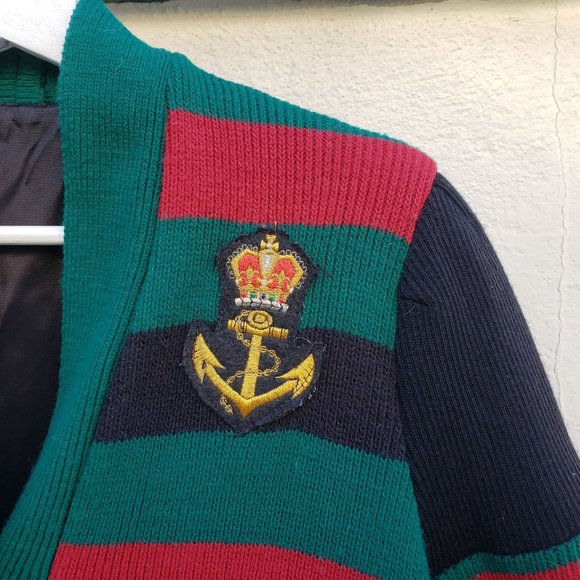 Vintage 90s Striped Designer Style Cardigan - Picture 6 of 10